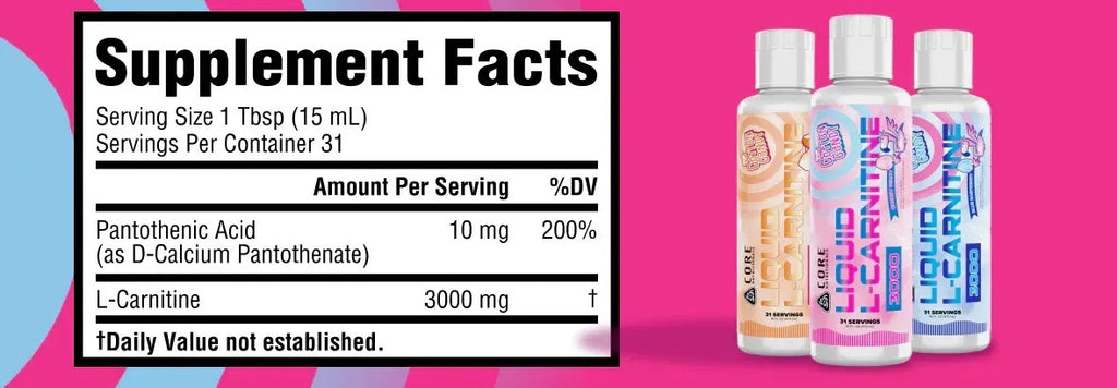 Core Nutritionals Liquid L Carnitine 16Oz Cherry Berry