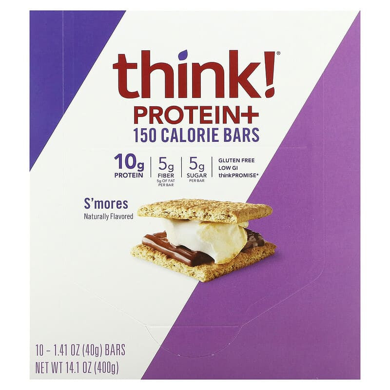 Think Protein 150 Calorie Bar 10 Bars Smores