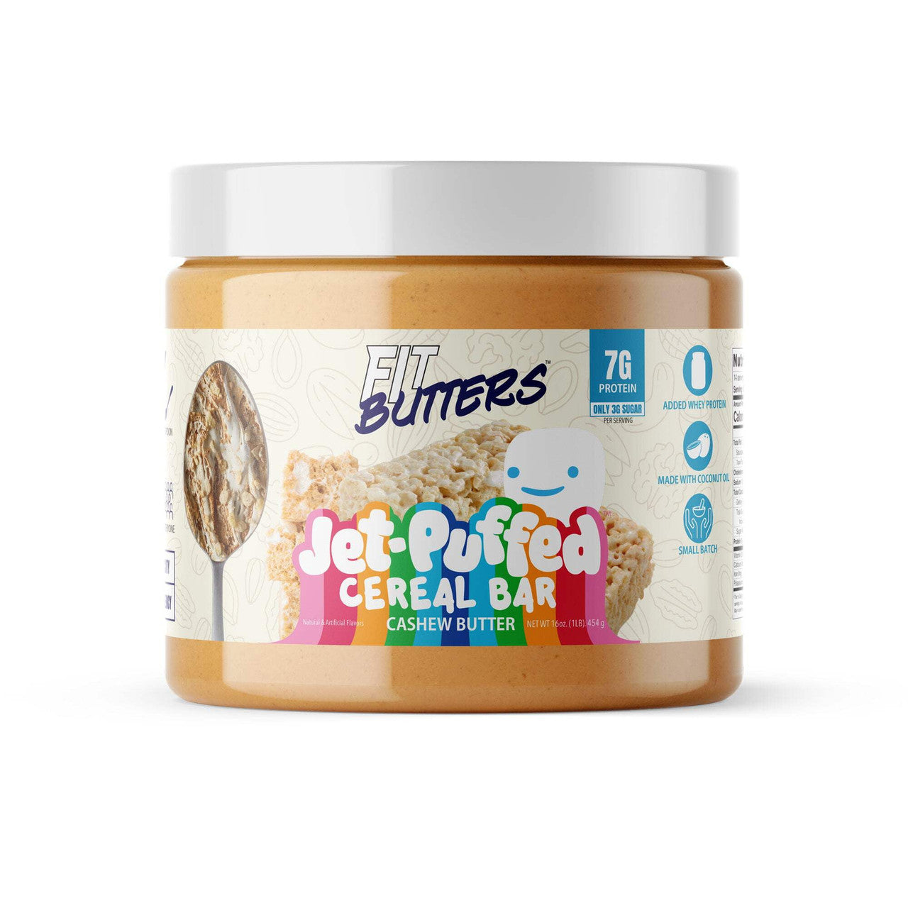 Fit Butters Jet Puffed Cereal Bar 454 Grs