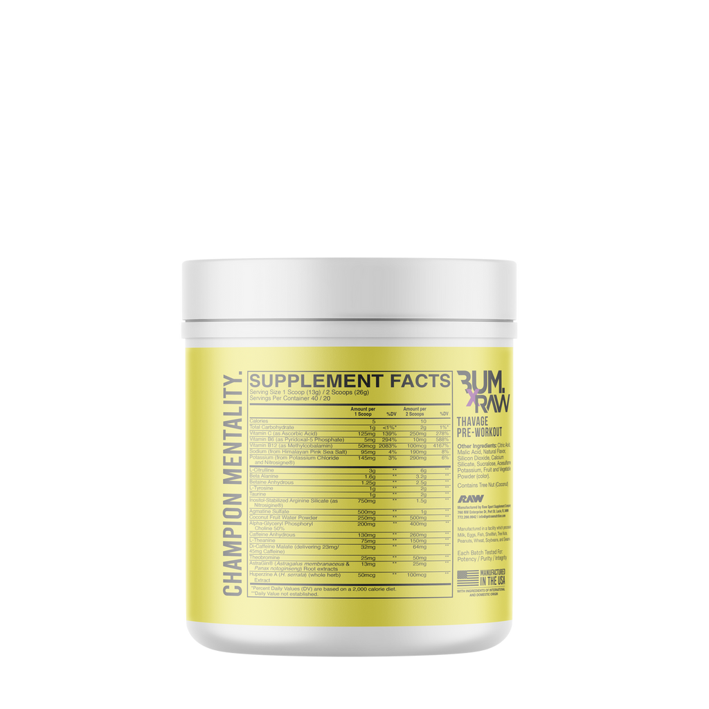 Raw Steady State 20 Porciones Lemonade