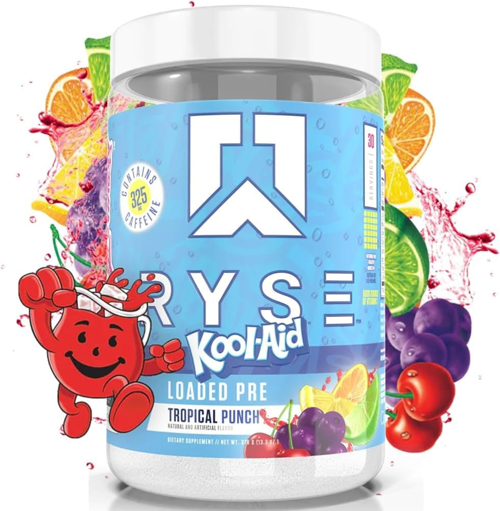 Ryse Loaded Pre - Entreno 30 Porciones Kool Aid Tropical Punch