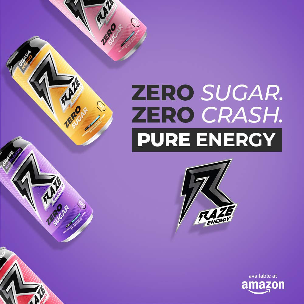 Raze Energy Lista para Beber 12 Paquete Guava Mango
