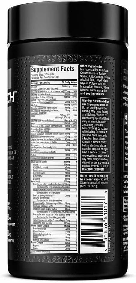 Muscle Tech Platinum Multi Vitamin 90 Cápsulas
