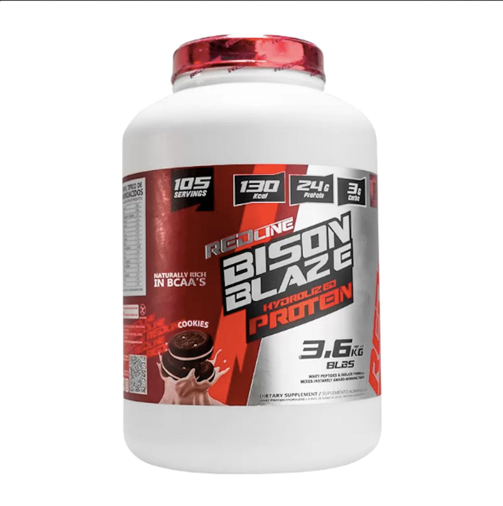 Red Line Bison Blaze Protein Hidrolizada 8 Libras Cookies Cream