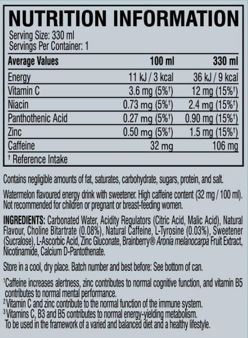 Cellucor C4 Smart Energy Carbonatada 12Oz 12Pk Watermelon Burst
