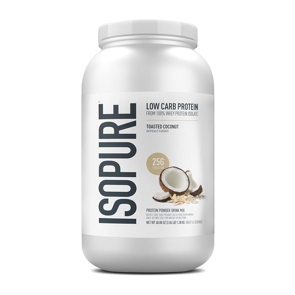 Nb Isopure Low Carb 3 lb Toasted Coconut