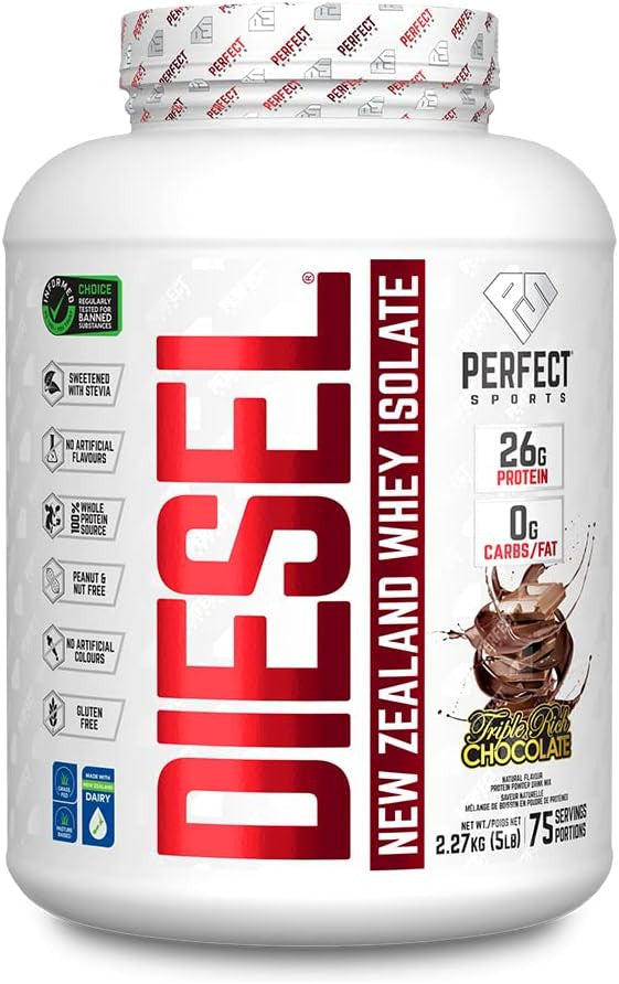 Perfect Diesel Whey Aislado 5 Libras Triple Chocolate