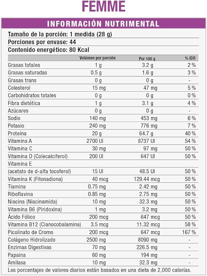 Pbs Myo-Vector - Vector Femme 3 Libras French Vainilla
