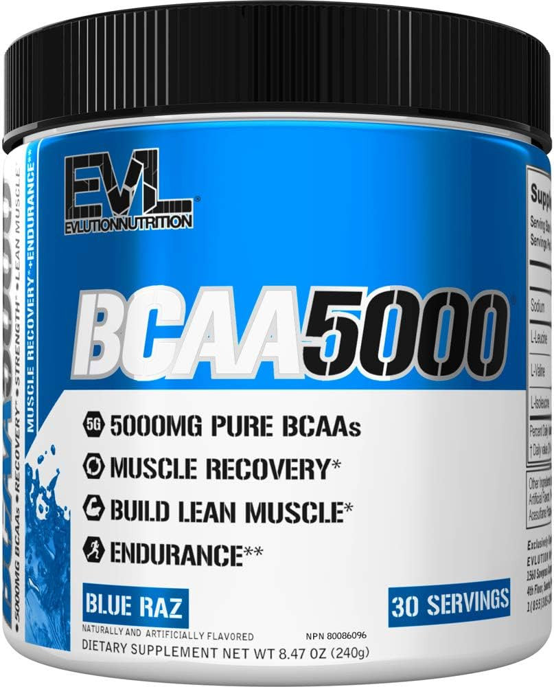 Evlution Nutrition BCAA 5000 30 Porciones Blue Razz