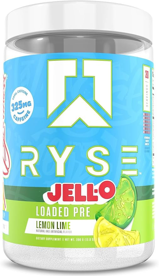 Ryse Loaded Pre - Entreno 30 Porciones Jell O Lemon Lime
