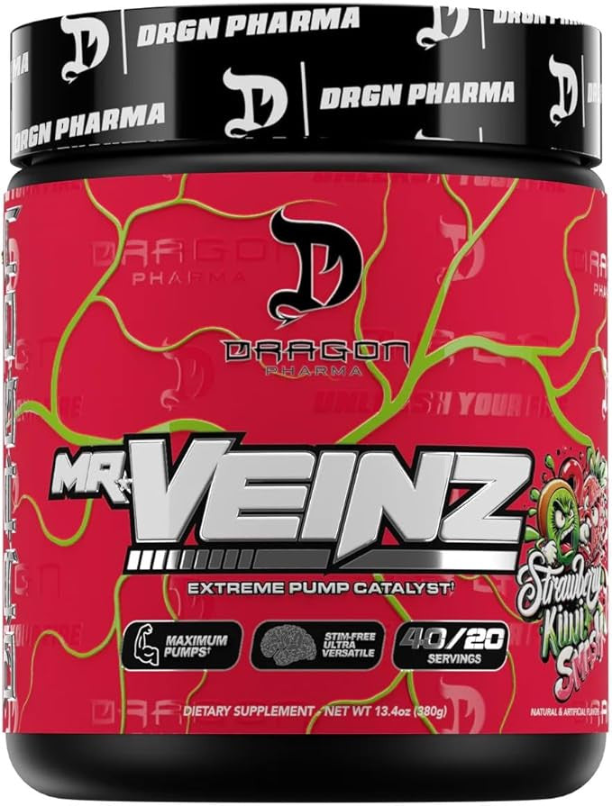 Dragon Pharma Venom 20 Porciones Strawberry Kiwi Smash