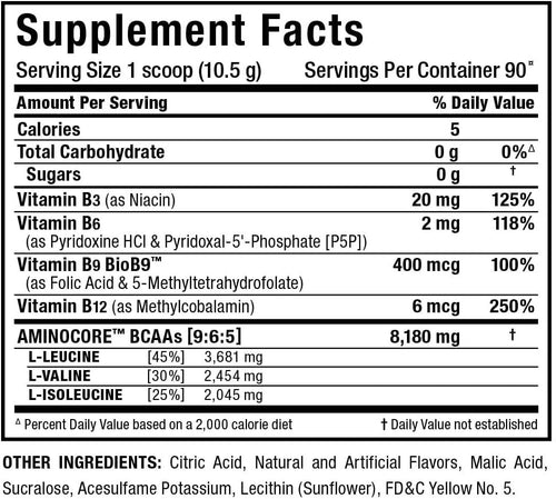 Allmax Amino Core Nutritionals 30 Porciones Pineapple Mango