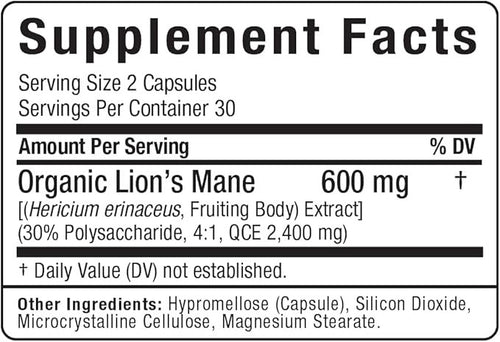 Allmax Lions Mane 60 Unidades