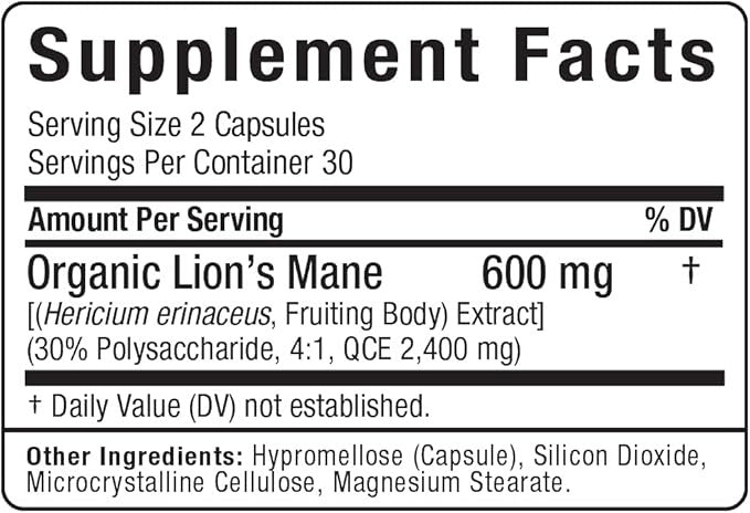 Allmax Lions Mane 60 Unidades