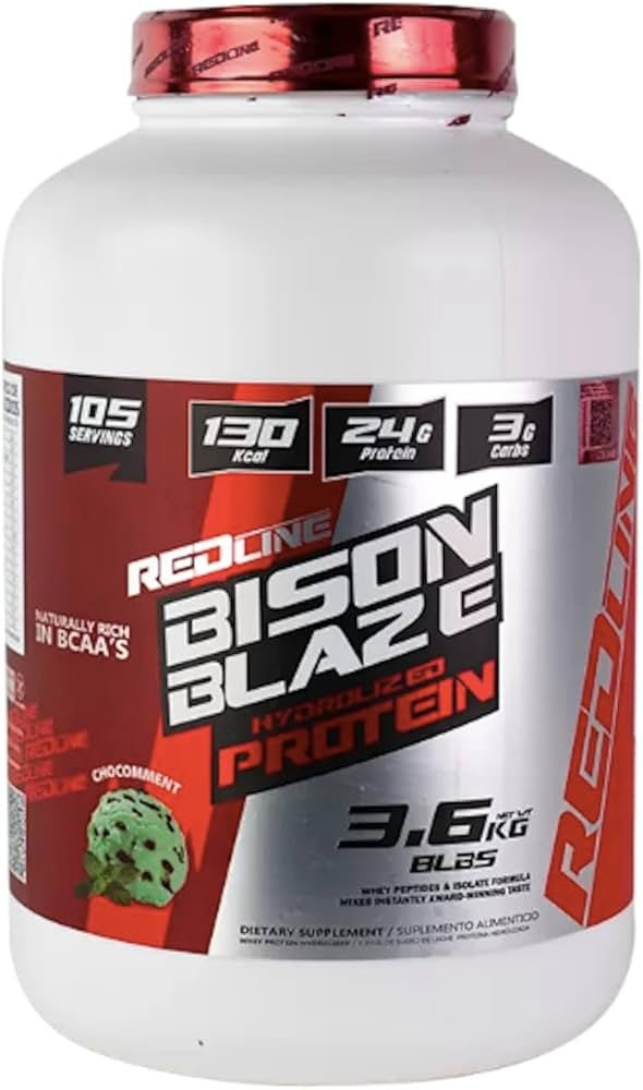 Red Line Bison Blaze Protein Hidrolizada 8 Libras Vainilla