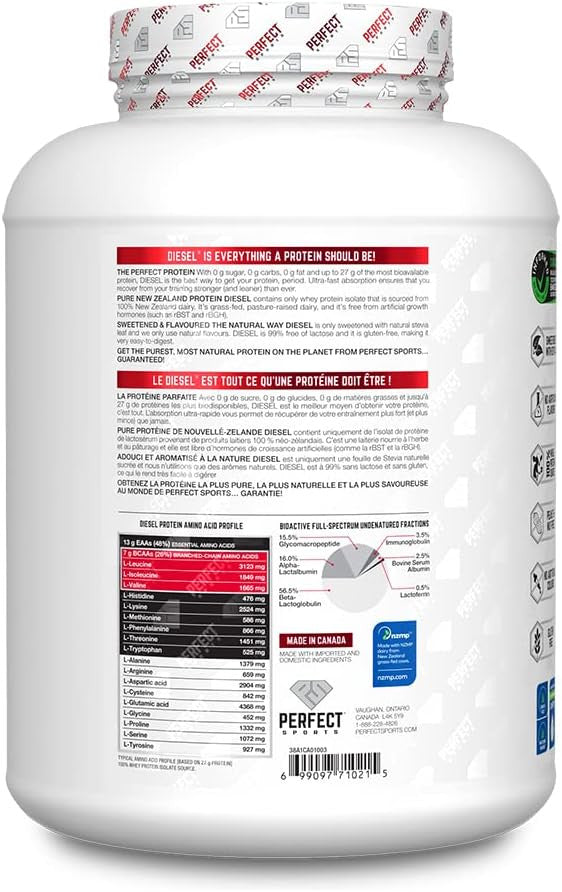 Perfect Diesel Whey Aislado 5 Libras Cookies N Cream