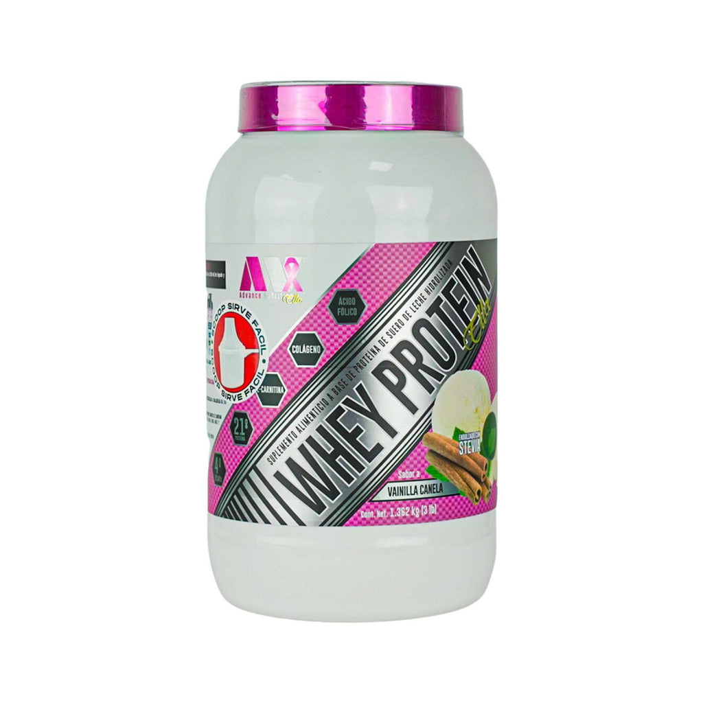 Advance Whey Ella 3 Libras Vainilla Canela