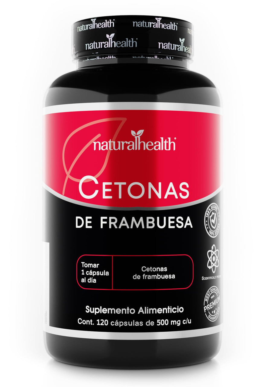 Natural Cetonas de Frambuesa 500Mg 120 Cápsulas