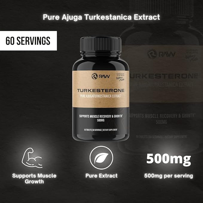 Raw Turkesterone 60 Unidades