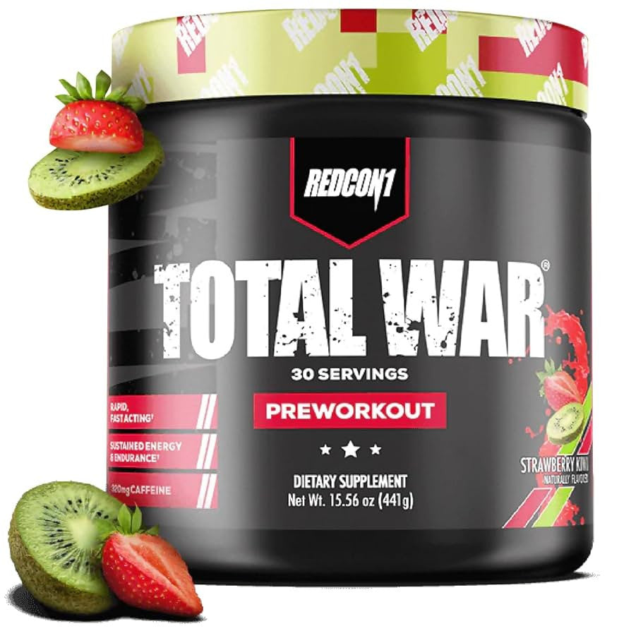 Redcon1 Total War Reloaded Pre Work 30 Porciones Strawberry Kiwi