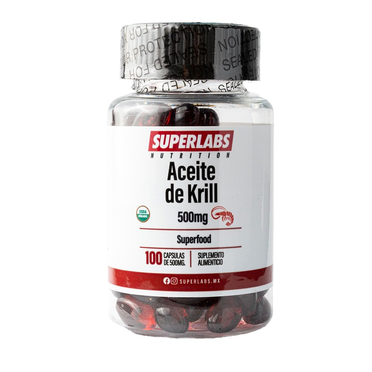 Superlabs Aceite de Krill 500Mg 100 Capsulas