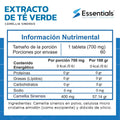 Ess Extracto de Te Verde 60 Tabletas