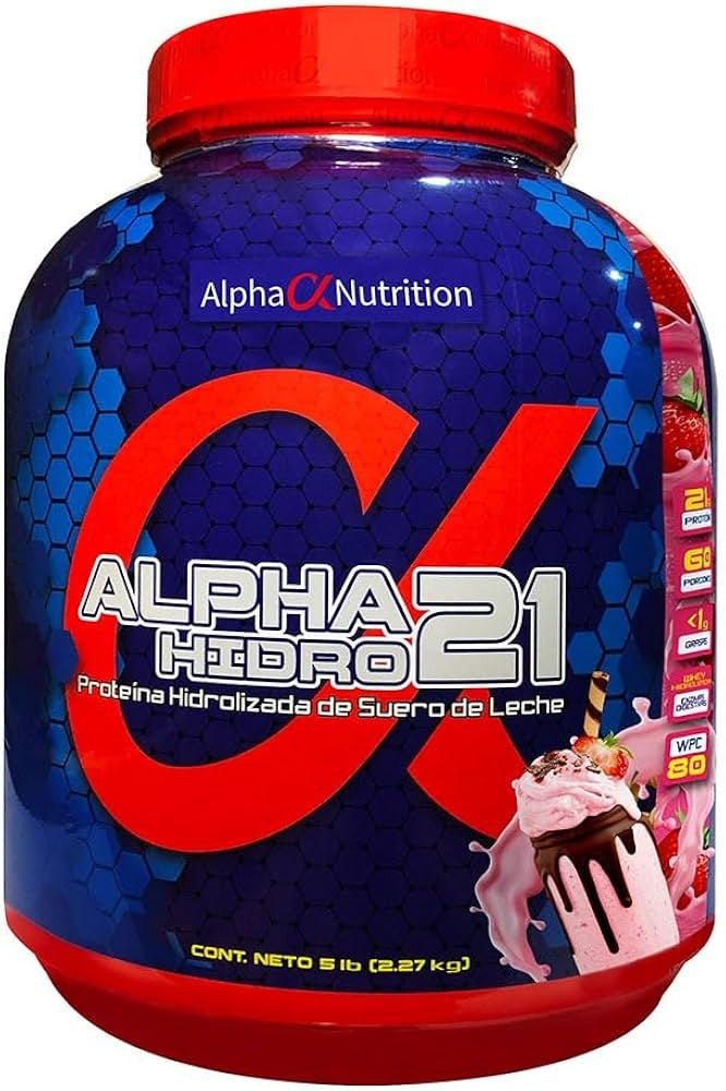Alpha Whey Hidro 21 5 Libras Fresa