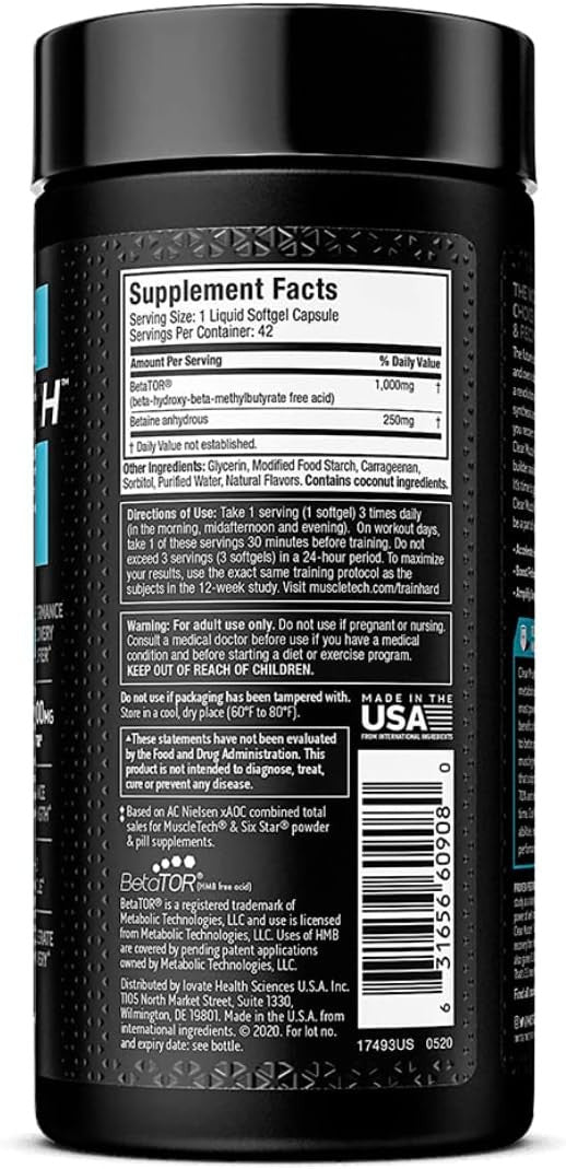 Muscle Tech Clear Muscle 42 Unidades