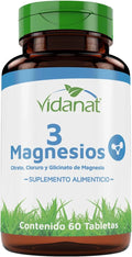 Vidanat 3 Magnesios 60 Tabletas