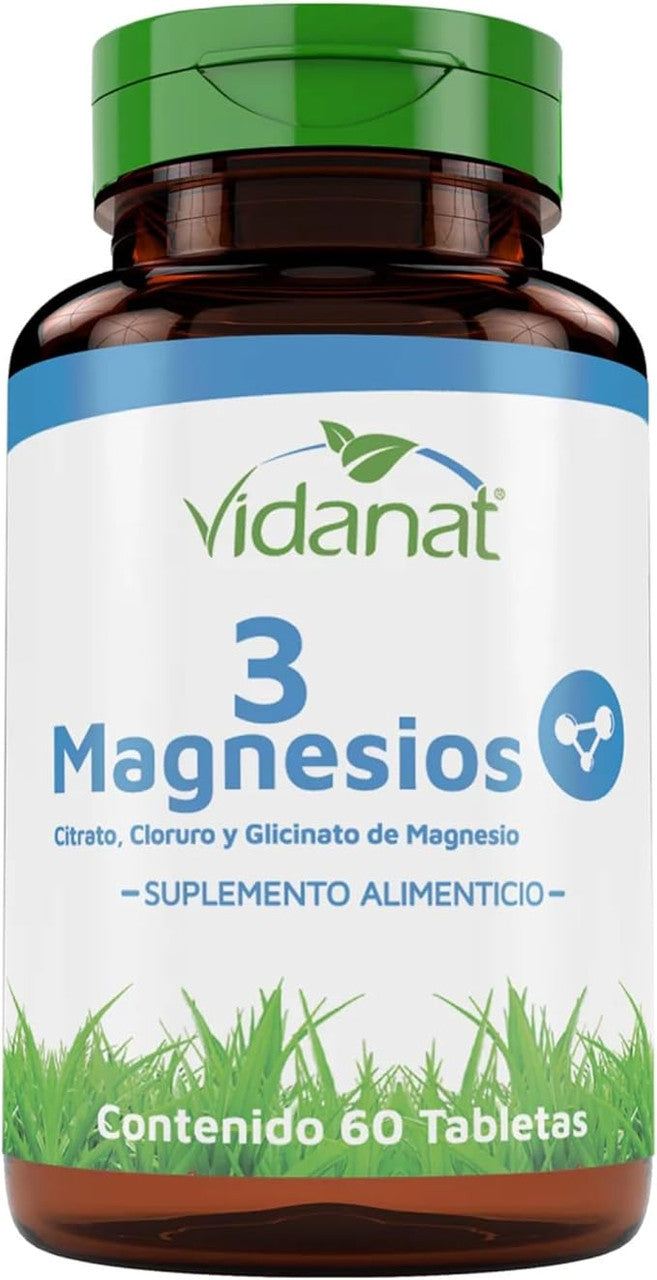 Vidanat 3 Magnesios 60 Tabletas