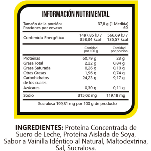 Bhp Whey Ultra Bag 5 lb Vainilla