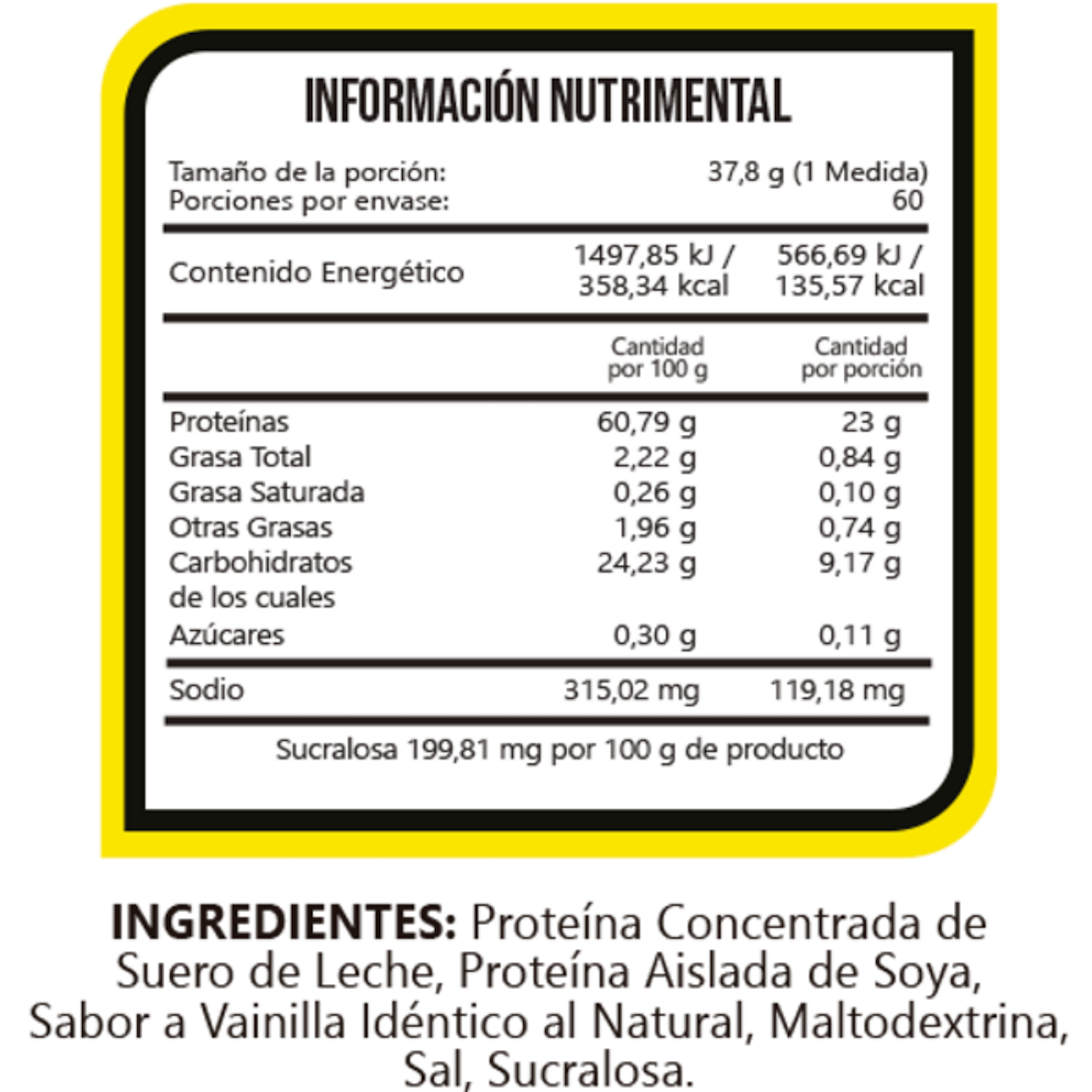 Bhp Whey Ultra Bag 5 lb Vainilla