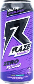 Raze Energy Lista para Beber 12 Paquete Grape Bubblegum