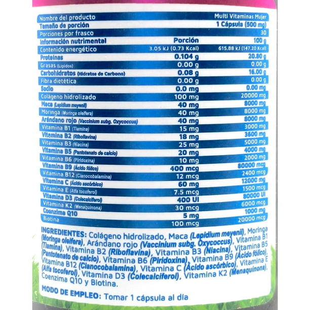 Vidanat Fem Multivitaminas 30 Cápsulas