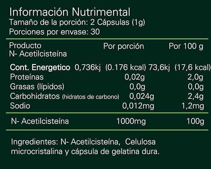 Alpha Ciste Na Nac 60 Cápsulas