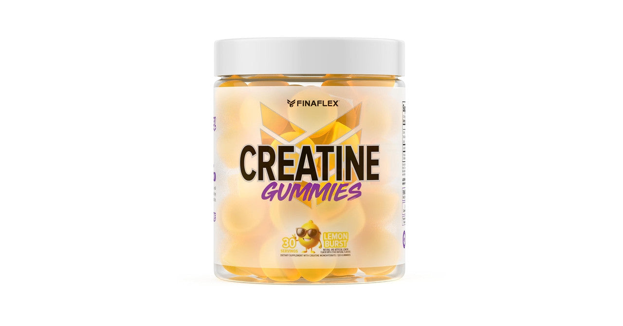 Finaflex Creatine Gummies 120 Gummies Lemon Burst