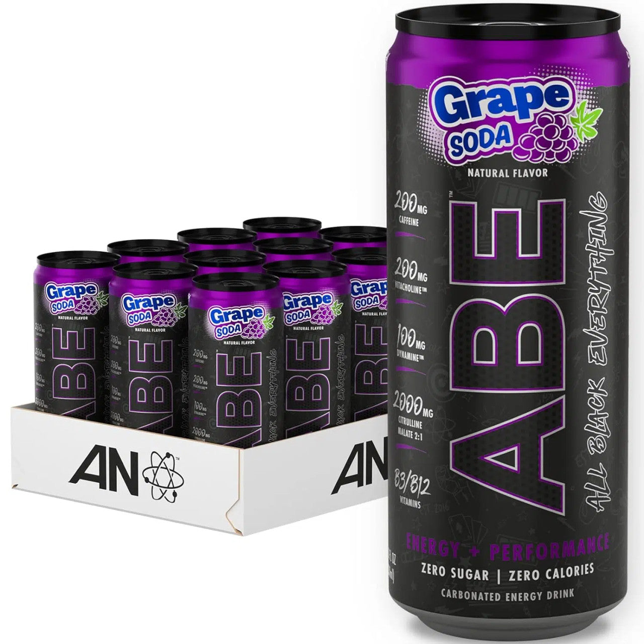 Applied Nutrition Abeenergy Drink 11 2 Onzas 12Pk Grape Soda