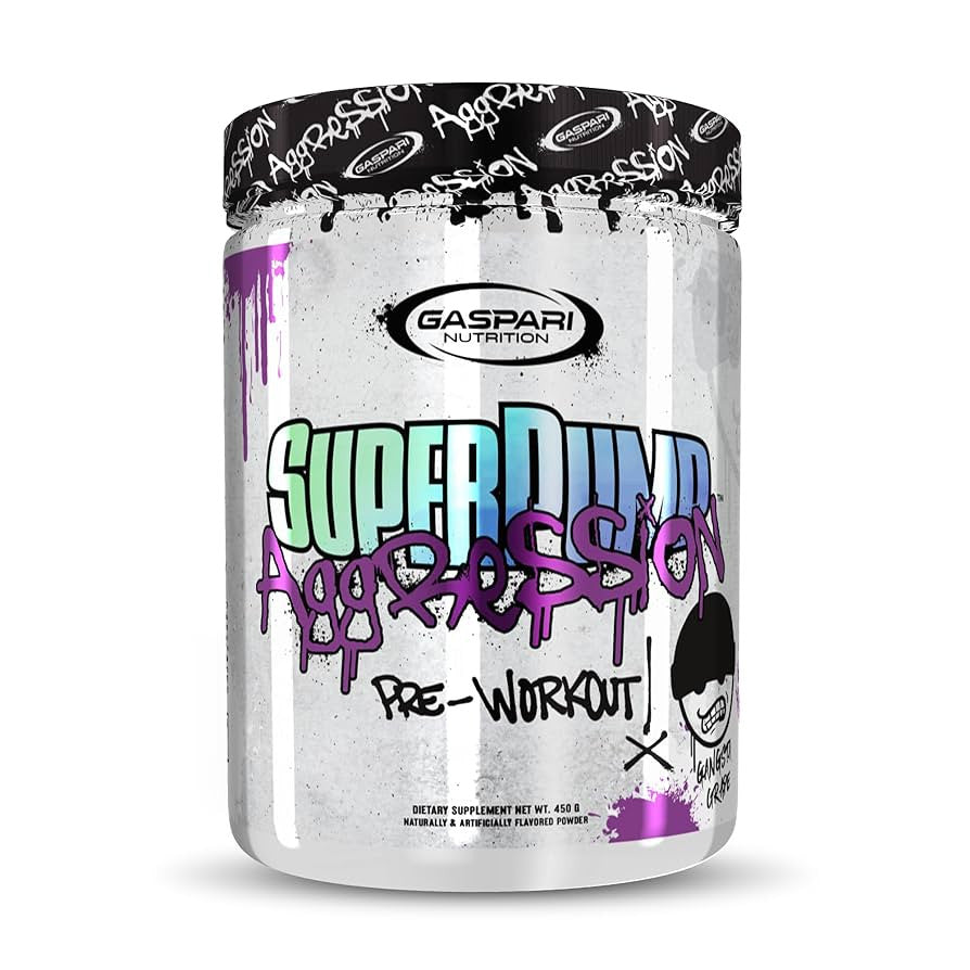 Gaspari Nutrition Super Pump Agression 25 Porciones Gangsta Grape