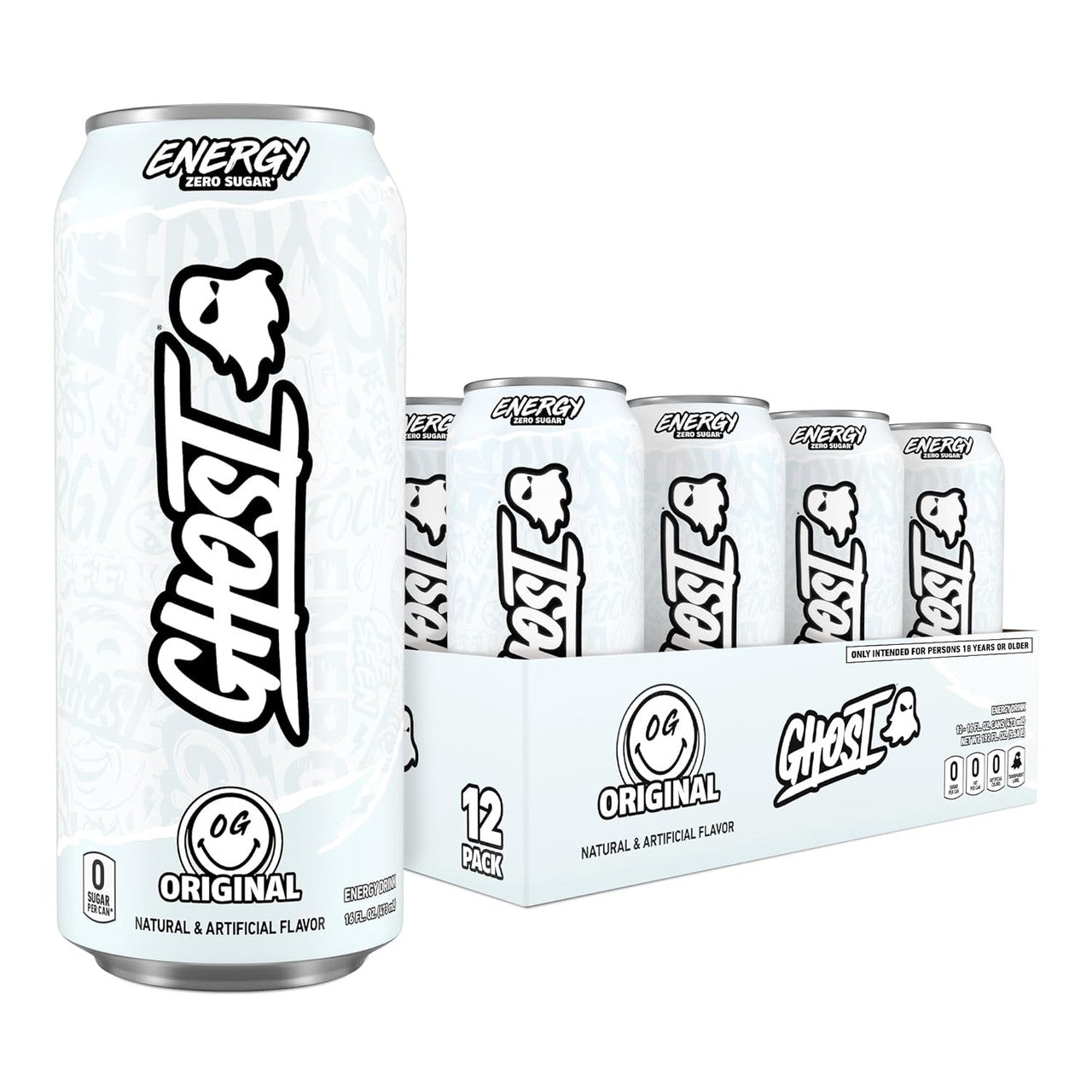 Ghost Energy 16 Onzas 12 Paquete Original Sabor
