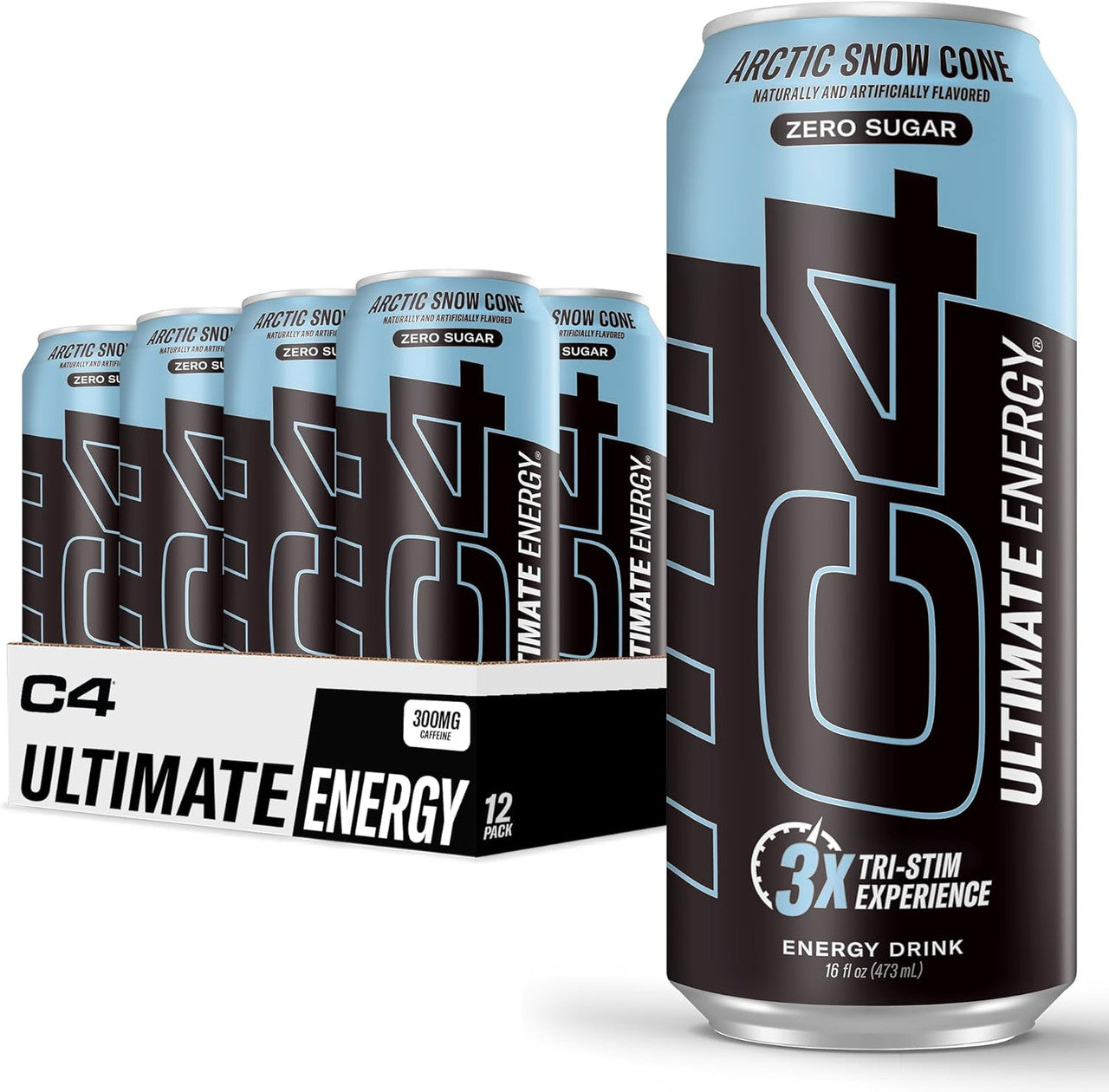 Cellucor C4 Ultimate Carbonatada 16Oz 12Pk Artic Snow Cone