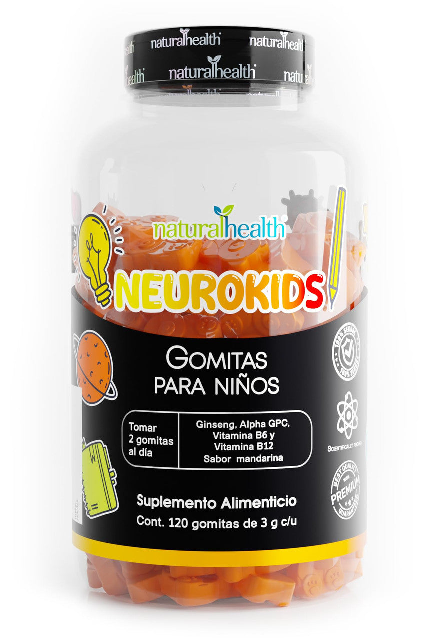 Natural Neurokids Sabor Mandarina 120 Gomitas
