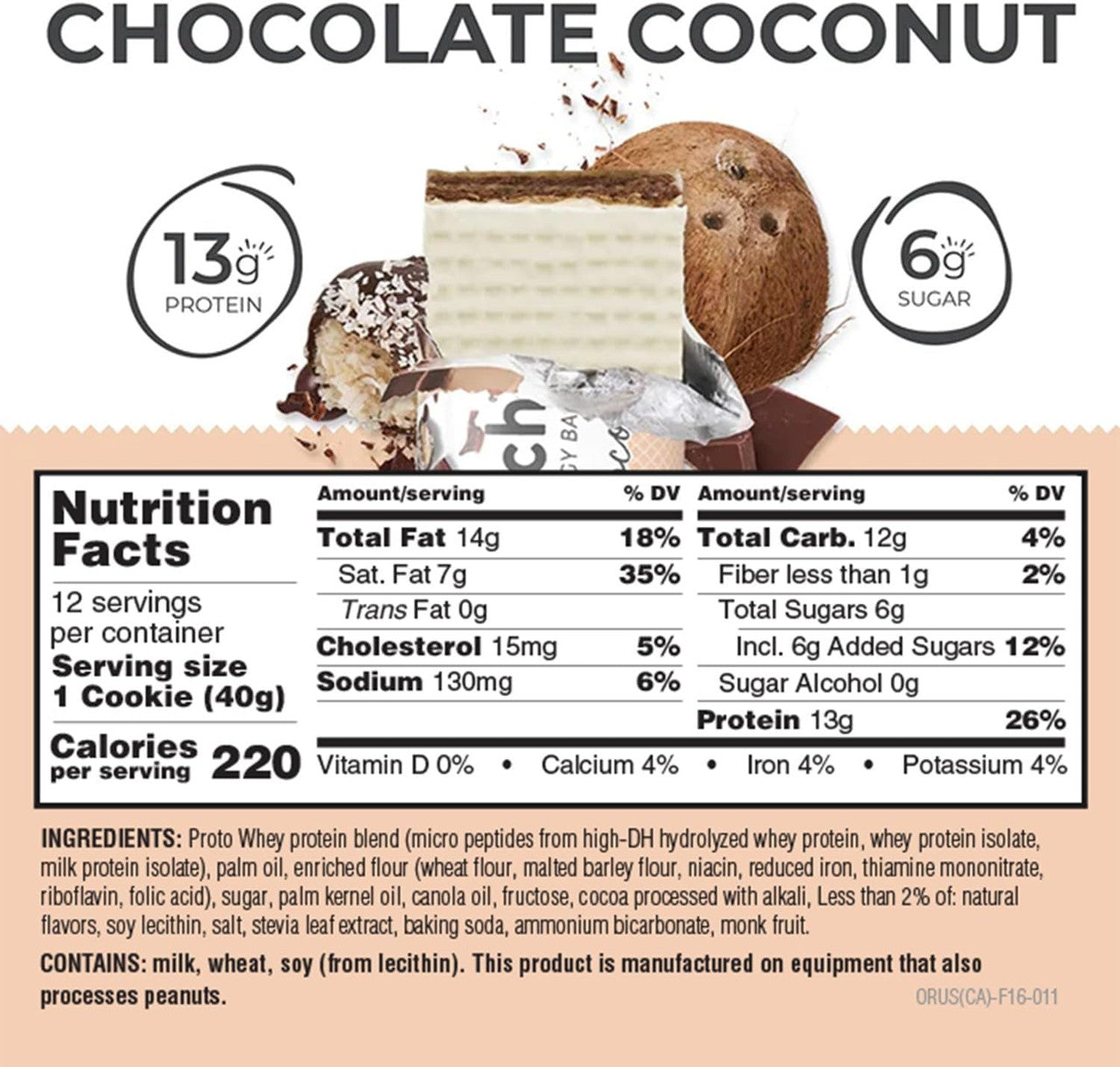 Power Crunch 12 Bar Choc Coconut