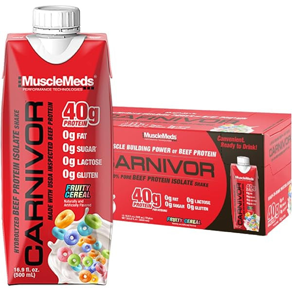 Mmd Carnivor Lista para Beber 16 9 Onzas 500Ml 12 Paquete Fruity Cereal