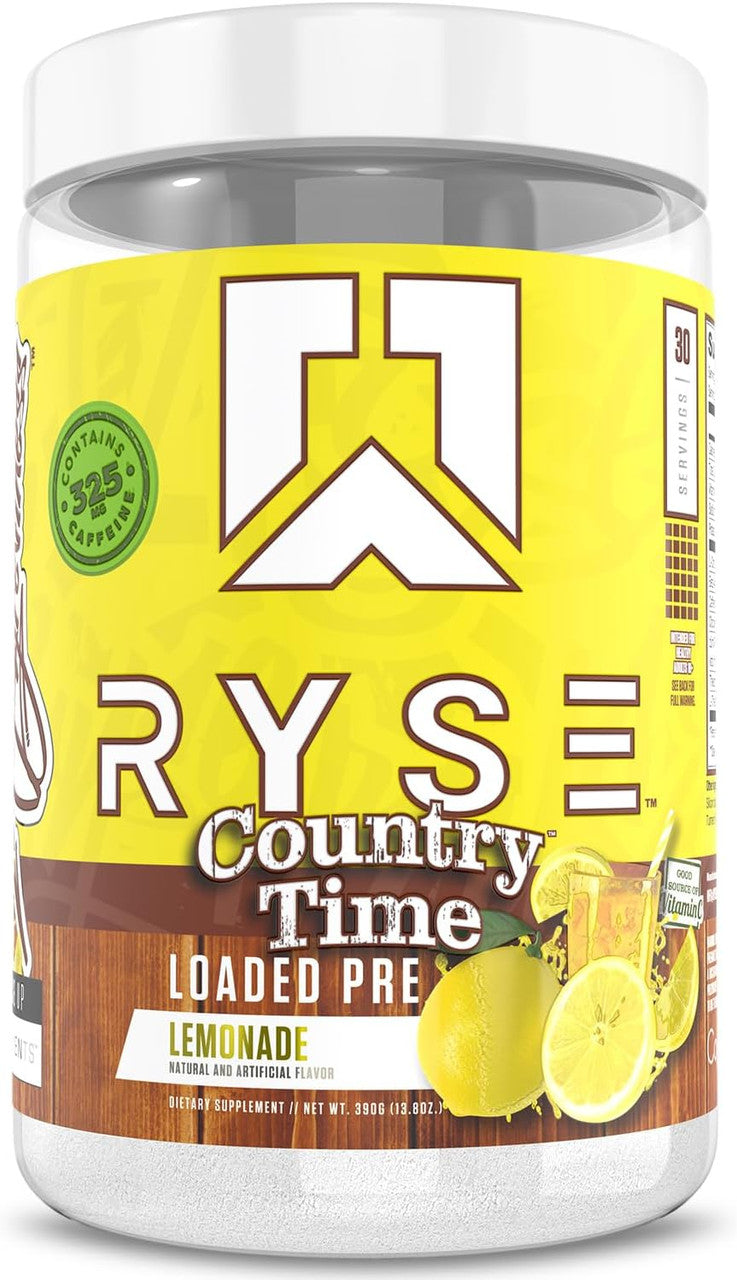Ryse Loaded Pre - Entreno 30 Porciones Country Time Lemonade