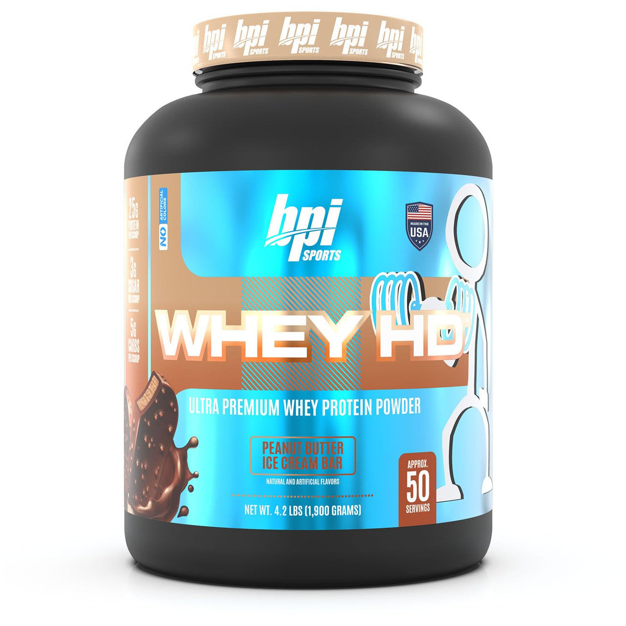 Bpi Sports Whey Hd 4 1 Libras Peanut Butter Ice Cream