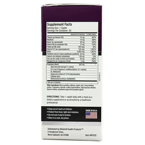 Whp Rejuvicare Hair Nail Formula 30Ct