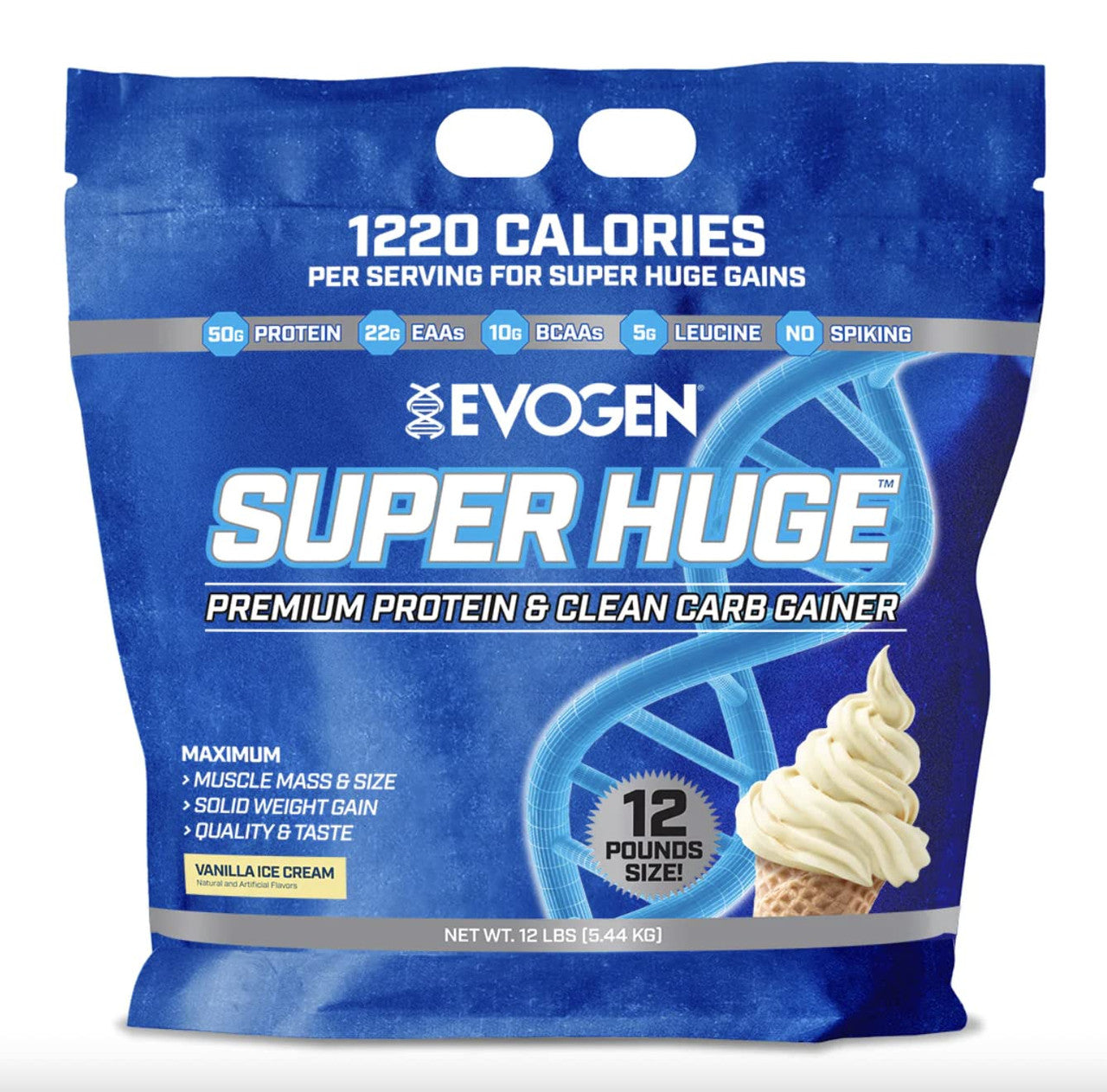 Evogen Super Huge Gainer 12 Libras Cookies And Cream