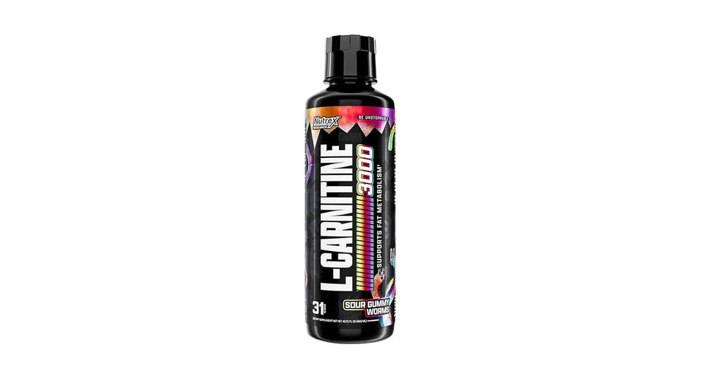 Nutrex Research Research Liquid L Carnitine 3000 16 Onzas Sour Gummy Worms Sabor