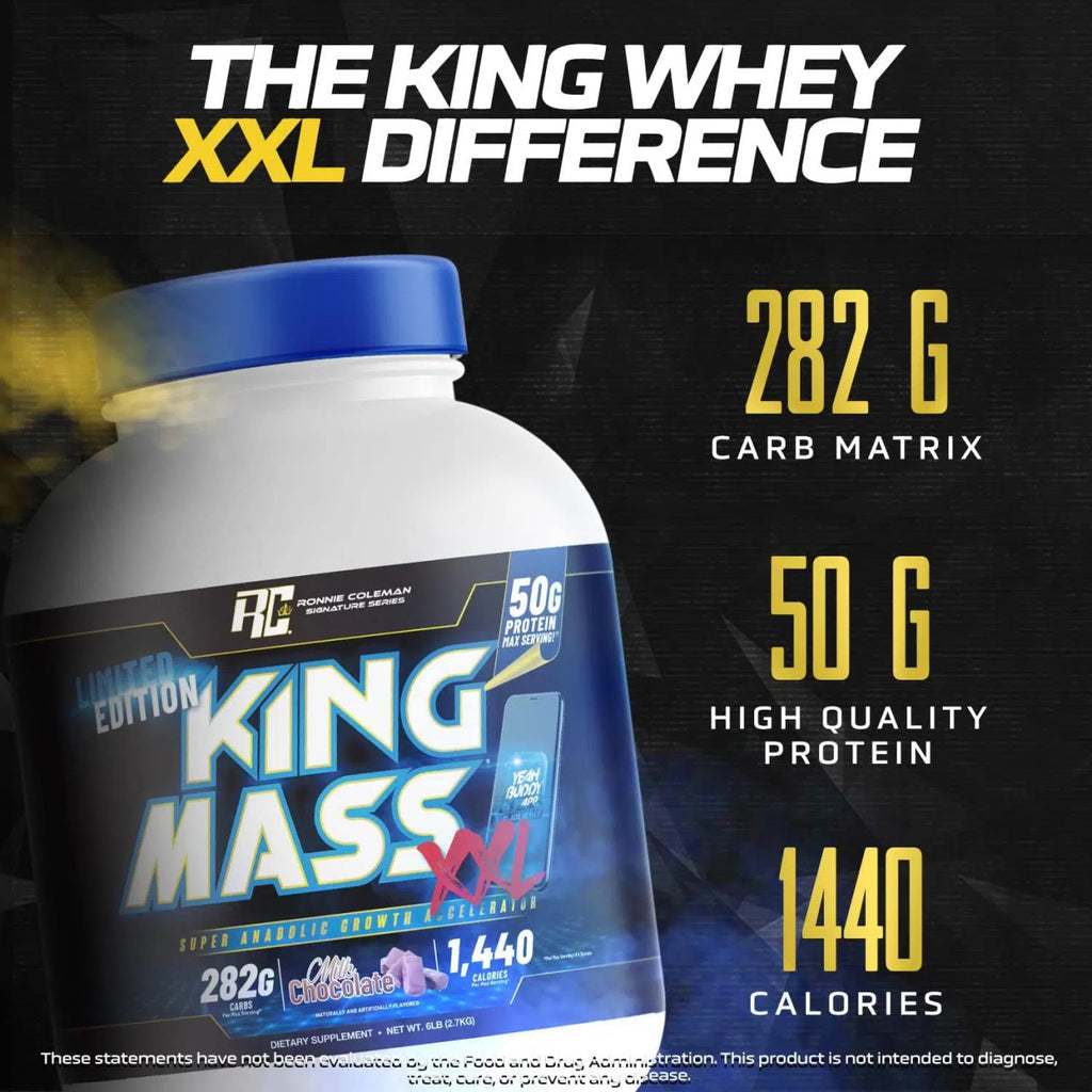 Ronnie King Mass Xxl 6 Libras Vainilla Ice Cream