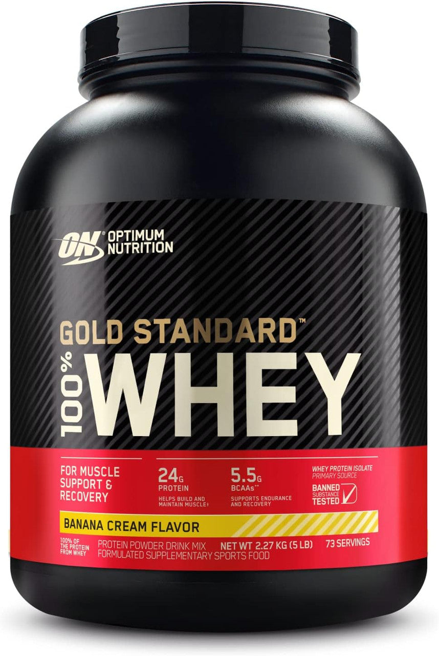 Optimum Nutrition Gold Std Aislado 3 Libras Banana Cream